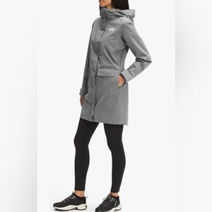 THE NORTH FACE CITY BREEZE RAIN PARKA II NFOA52YLDYY WOMEN GRAY JACKET NCL24 1X